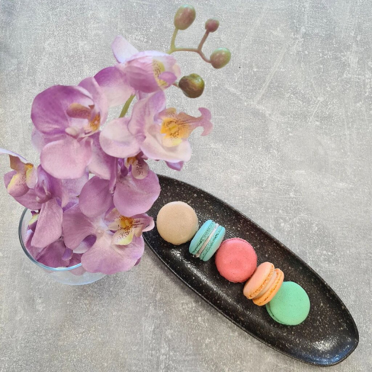 cake cups topped with