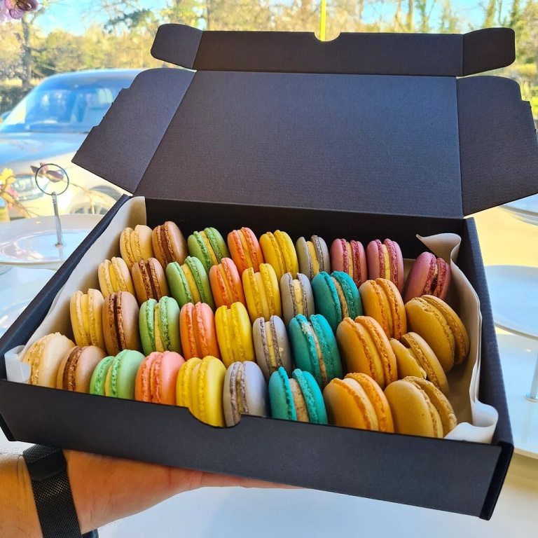 cake cups topped with