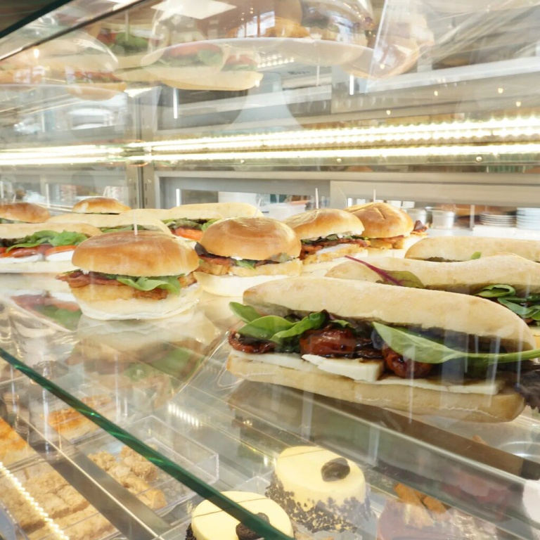 cake cups topped with