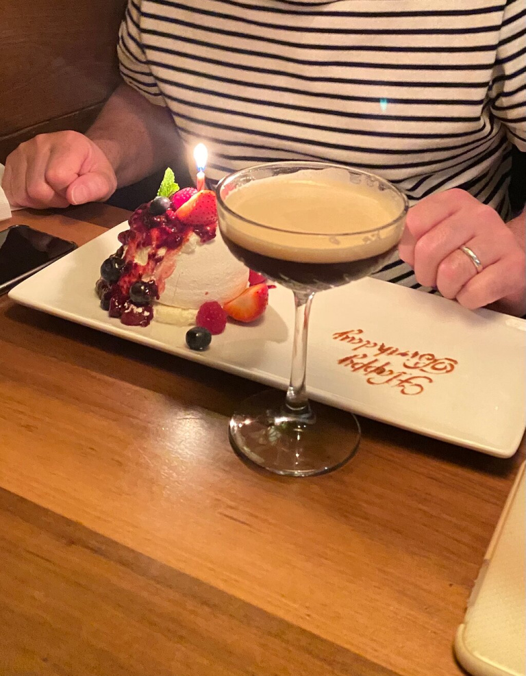 upstairs dining area