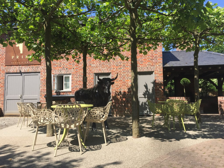 upstairs dining area