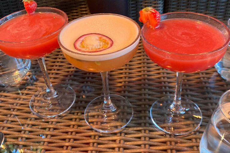 upstairs dining area