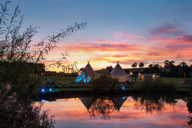 AlcottWeddingsTipiSunsetworcestershire 768x512