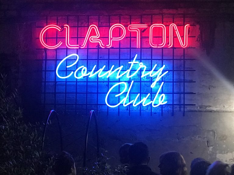 Clapton Country club exterior neon 768x576