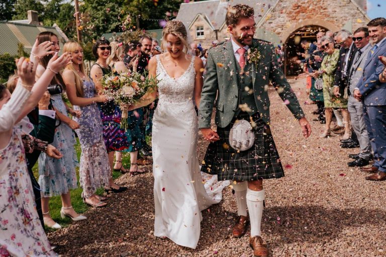 Confettishotbarnweddingwedderliehouseweddingvenue 768x511