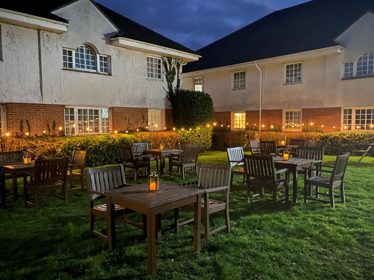 ParksideGarden DuskwithFestoonLights 768x576