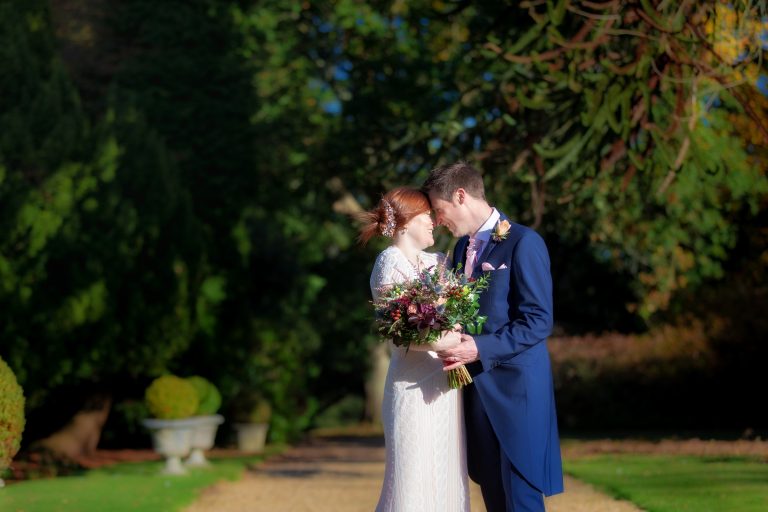 WeddingCoupleintheGardensAH 768x512