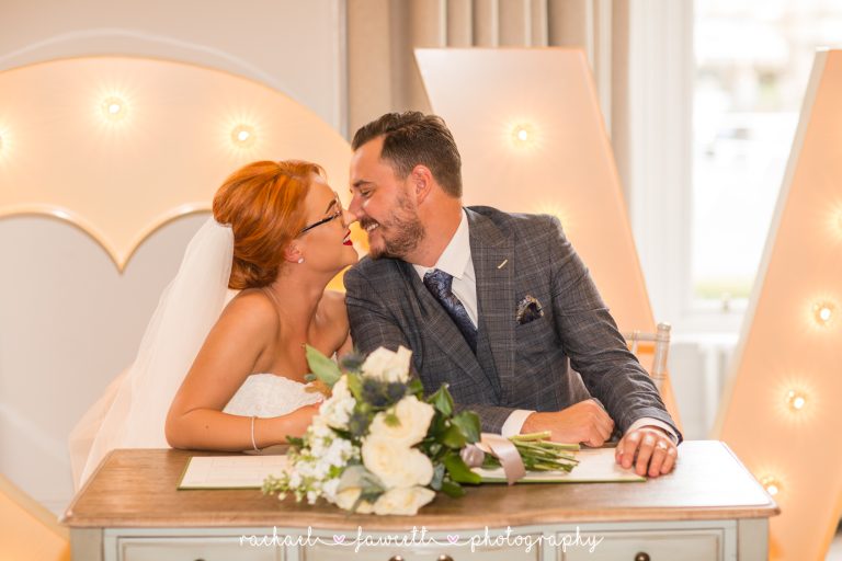 WharfedaleSuiteCivilCeremonyBrideGroom RachaelFawcettPhotography 768x512