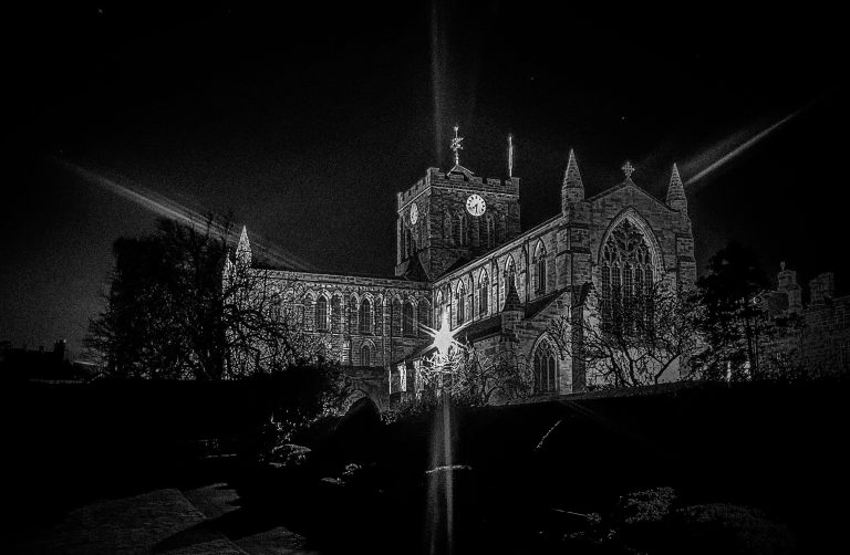 abbeyatnightbandw 768x502