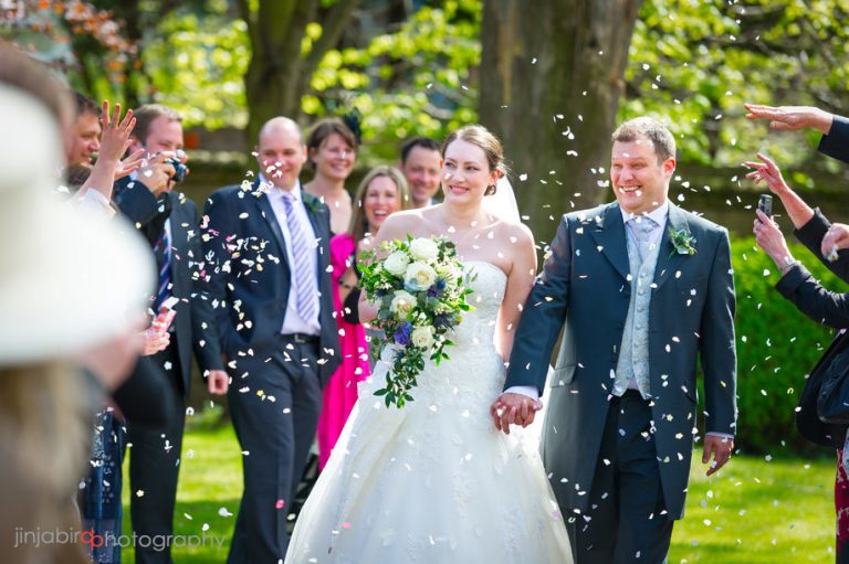 bride and groom just married bedford boys school haaqtq 768x511