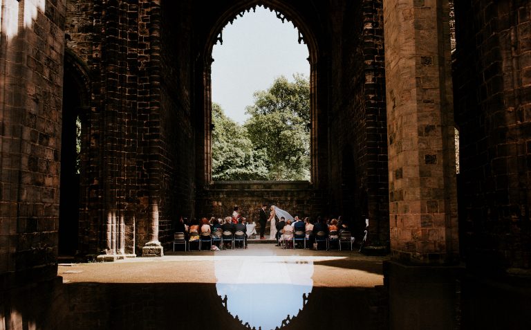 kirkstall abbey wedding 481 768x477