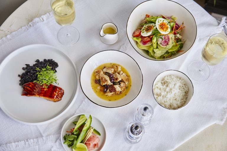 tashas mediterranean lemon chicken salmon teriyaki house salad credit ola smit 15122023125215 768x512